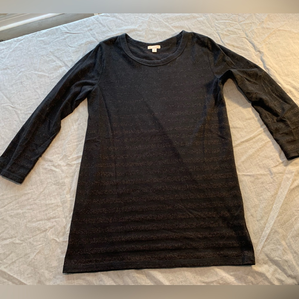 GAP Black 3/4 Sleeve Top